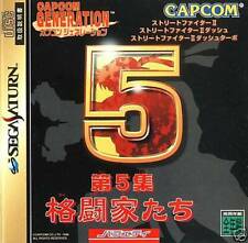 Capcom Generation 5 SEGA Saturn SS Import Japan