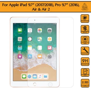Oleophobic Coated Gorilla Tempered Glass Screen Protector iPad Pro 9.7 Air2 Air - Picture 1 of 12