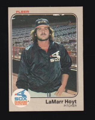 1983 Fleer LaMarr Hoyt #238 Chicago White Sox - Image 1 of 2