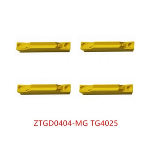 10P ZTGD0404-MG TG4025 CNC Lathe Cutting Tool Grooving Carbide Insert For Steel - Picture 1 of 6