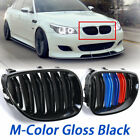 Front Kidney Grill Glossy MColor for BMW E60 E61 525i 535i 550i M5 4DR 2003-2010