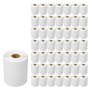 50 Rollen 4 Zoll x 6 Zoll Thermo Lieferadresse 250 Etiketten P/R passt für Zebra & Rollo ZP450 - Bild 1 von 12