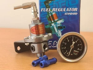SARD High Performance Adjustable Fuel Pressure Regulator - Universal - SILVER - Picture 1 of 14