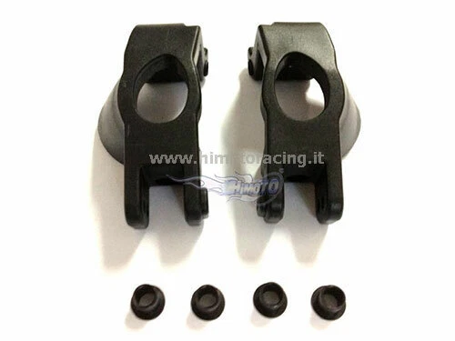 07117 COPPIA SUPPORTI MOZZI POSTERIORI 2pz RICAMBI MODELLI RC SCALA 1/5 HIMOTO - Immagine 1 di 1