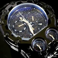 Invicta Bolt Magnum Tria 2.5 CTW Black Diamond Steel Swiss Chrono 52mm Watch New