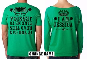 Camisetas personalizadas para fiesta de bebida para pareja de San Patricio - Imagen 1 de 2