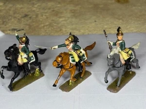 1/72 bemalte Napoleonische berittene Figuren: 3x Figuren, BITTE LESEN, Lot #26 - Bild 1 von 3