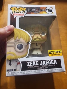 Funko Pop Attack On Titan Zeke Jaeger #1302 HOT TOPIC EXCLUSIVE READ - Picture 1 of 9