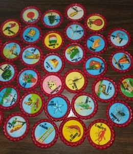 54 Mexican Loteria DECK Bottle cap FIESTA Thanksgiving Xmas Raffle NO EPOXY - Picture 1 of 5