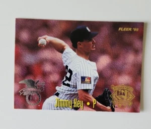 1995 Fleer All-Star Game Card #9 / Greg Maddux - Braves / Jimmy Key - Yankees - Picture 1 of 2