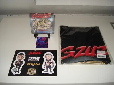 Gzuz – King of GerMMAny  T-Shirt ( S ) + CD + Stickerbogen Bundle Original & NEU - Bild 1 von 4