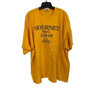 Los Angeles Lakers T-Shirt The Journey Begins 3XL XXXL Tshirt T Shirt Tee - Picture 1 of 4