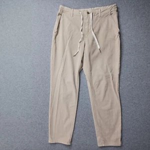 Just Jeans Womens 10 Beige Amaze Knit Jogger Denim Relaxed Mid Rise Ankle - Picture 1 of 12