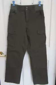Duluth Trading Co Women's Plus Fire Hose Flex Shift Relaxed Leg Pant Size 4 - Picture 1 of 10