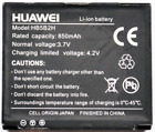 HB5B2H Batteria per Hauwei V830-U5509-C7600-C6000-U7310-C5900-V860 Li-Ion 3.7V 8