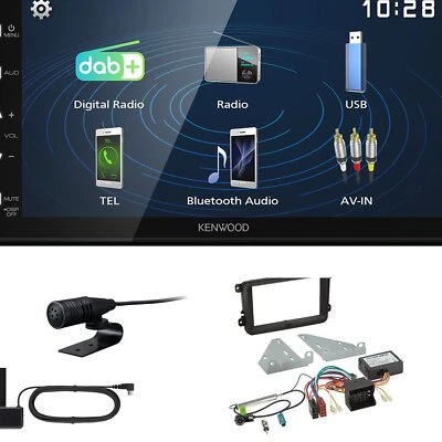 Kenwood 2DIN DAB+ Autoradio für Skoda Octavia II Facelift inkl Canbus - Bild 1 von 4