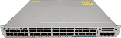 Cisco WS-C3850-12X48UW-S 48-Port UPOE Switch w/ C3850-NM-2-10G Module - Image 1 of 2