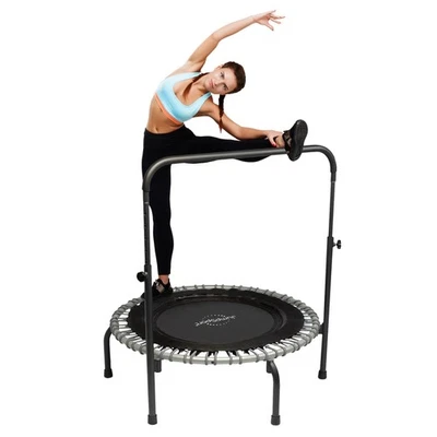JumpSport 350Series 39" Fitness Trampoline&Handle Bar Bundle, Adjustable Bungees - Image 1 of 4