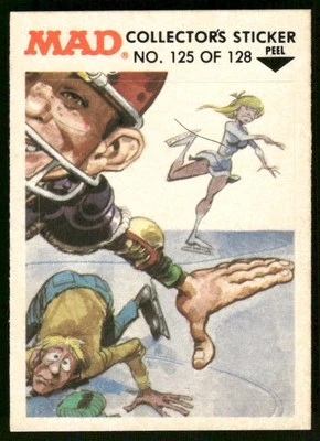 1983 MAD Magazine Collextors Sticker Fleer Alfred E. Neumann VTG #125 - Image 1 of 2