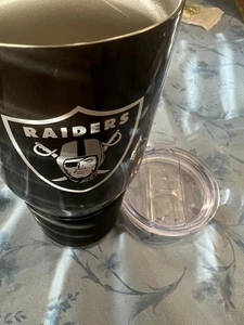 Oakland Raiders 30 Oz Stainless Steel Tumbler From LogoBrands NFL - Picture 1 of 4