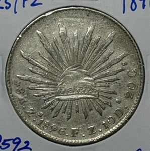 1896 Zs/FZ Mexico 8 Reales ** KHXXE9592 - Picture 1 of 3