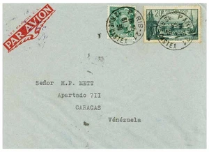 FRANCIA-1939-CARTA PARÍS-CARACAS (VENEZUELA) - EN MUY BUEN ESTADO° - Imagen 1 de 2