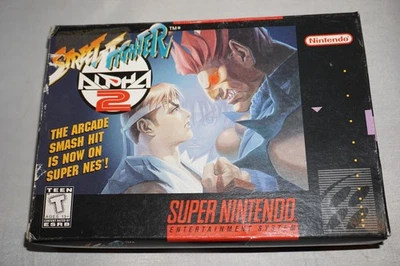 Street Fighter Alpha 2 (Super Nintendo SNES) Complete in Box CIB - Image 1 of 4