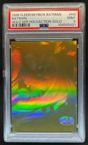 1996 Fleer /SkyBox Batman Holo Series HoloAction Gold #H3 PSA 9 - Picture 1 of 2