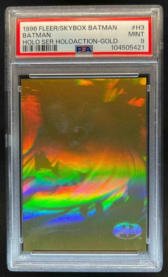 1996 Fleer /SkyBox Batman Holo Series HoloAction Gold #H3 PSA 9 - Image 1 of 2
