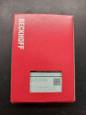 Beckhoff EtherCAT-Klemme, 4-Kanal-Analog-Eingang EL3164 - Bild 1 von 3