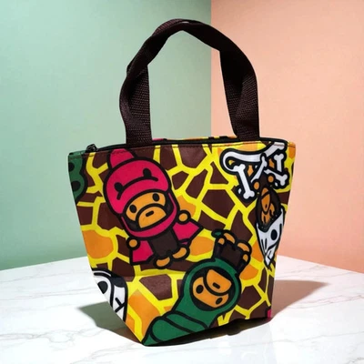 A Bathing Ape Baby Milo Nylon Mini Tote Bag All-Over Pattern Used - Image 1 of 4