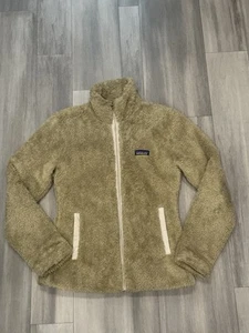 Patagonia Los Gatos Fleece Jacket Womens Small Oatmeal Full Zip 25211 - Imagen 1 de 12