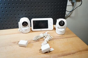(G) VTech VM5262-2 2 Cámaras 5" Video Digital Monitor de Bebé con Cámara Panorámica e Inclinable - Imagen 1 de 9