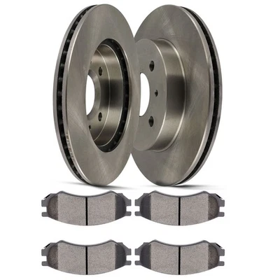 Передние тормозные диски и керамические колодки для Saturn SC1 SC2 SL1 SL2 SW2 1009-2002 - Изображение 1 из 4