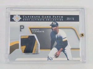 2004 Roberto Clemente Upper Deck Ultimate Game Used Worn Patch /75 - Picture 1 of 2