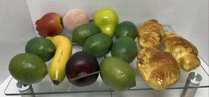 Lot Of 13 Mixed Fruits And Bread Replicas - Picture 1 of 5