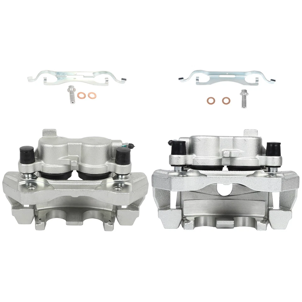 2x Front Brake Calipers For Jeep Grand Cherokee Dodge Durango 2011-2017 Foto 1 de 4