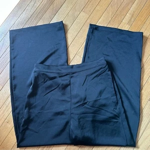 House of Harlow pantaloni di raso larghi lag neri taglia large donna - Foto 1 di 7