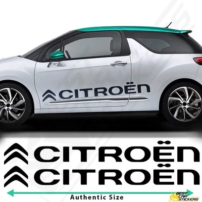 Calcomanías adhesivas adhesivas de vinilo para coche deportivo para Citroën DS3 Side Racing - Imagen 1 de 4