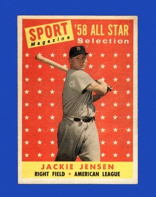 1958 Topps Set-Break #489 Jackie Jensen As EX-EXMINT *GMCARDS* - Image 1 of 2