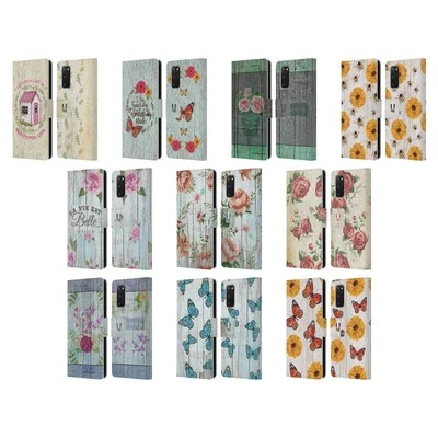 HEAD CASE DESIGNS COUNTRY CHARM LEATHER BOOK WALLET CASE FOR SAMSUNG PHONES 2 - Image 1 of 4