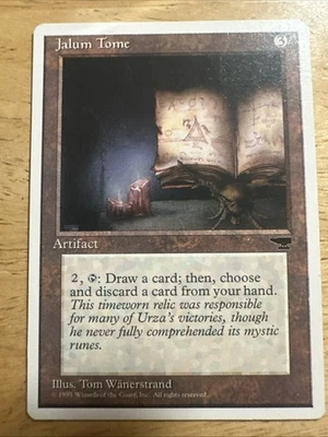 Magic The Gathering CHRONICLES JALUM TOME artifact card MTG - Image 1 of 2