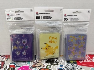 Pokemon Center Card Sleeves - Koffing & Weezing Sunset, Pikachu und Ghosts Lot - Bild 1 von 4