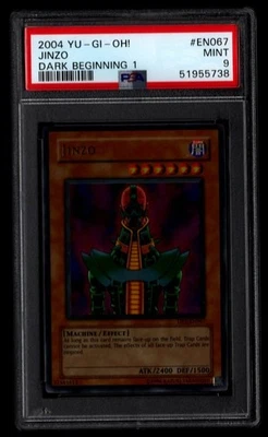 2004 YU-GI-OH! DARK BEGINNING 1 #EN067 JINZO PSA 9 - Image 1 of 2