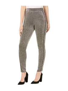 ULTRA FLIRT Womens Silver Shimmering Evening Skinny Shorts S - Picture 1 of 3