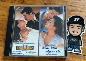 Pukar & Kaho Naa Pyaar Hai CD ALBUM SOUNDTRACK MUSIC HINDI BOLLYWOOD VENUS AUDIO - Picture 1 of 3