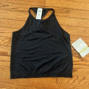 Athleta Girl Power Up Twist Tank Black Size M - Picture 1 of 9
