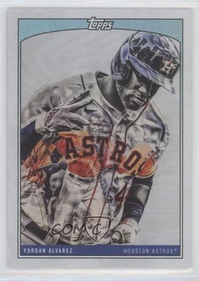 2022 Topps X Wave 2 Rainbow Foil /199 Lauren Taylor Yordan Alvarez #39 - Image 1 of 2