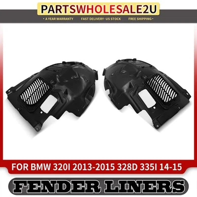 2 внутренних передних брызговика на крыло для BMW 320i 2013 2014 2015 328d 335i - Изображение 1 из 4
