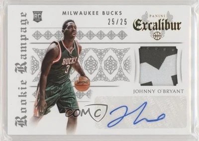 2014-15 Panini Excalibur Rookie Rampage Prime /25 Johnny O'Bryant #18 Auto RC - Image 1 of 2